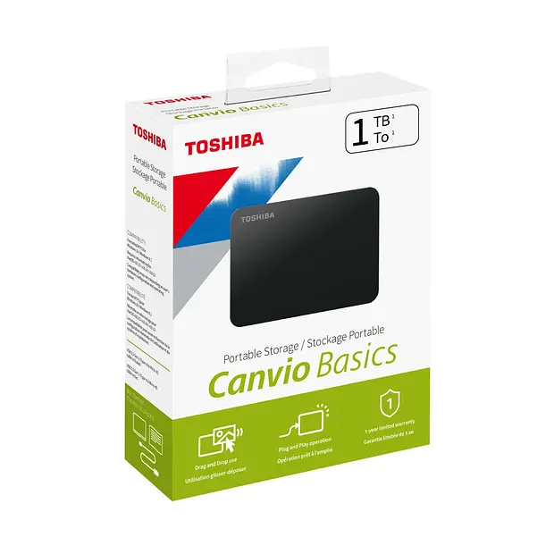 Almacenamiento - Toshiba - Canvio Basics 2Tb