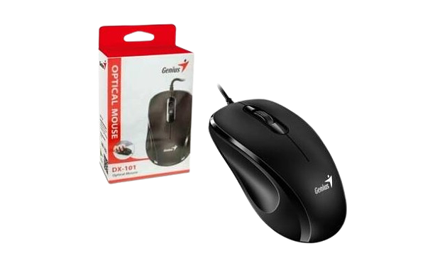 Teclados y Mouses - Genius - Mouse DX-101 USB negro