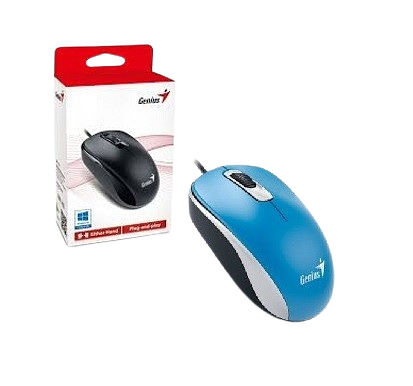 Teclados y Mouses - Genius - Mouse DX-110 USB azul
