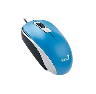 Teclados y Mouses - Genius - Mouse DX-110 USB azul