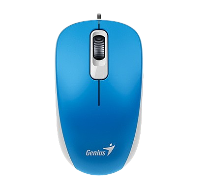 Teclados y Mouses - Genius - Mouse DX-110 USB azul