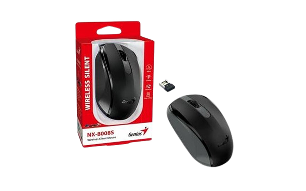 Teclados y Mouses - Genius - Mouse NX-8008S inalámbrico negro