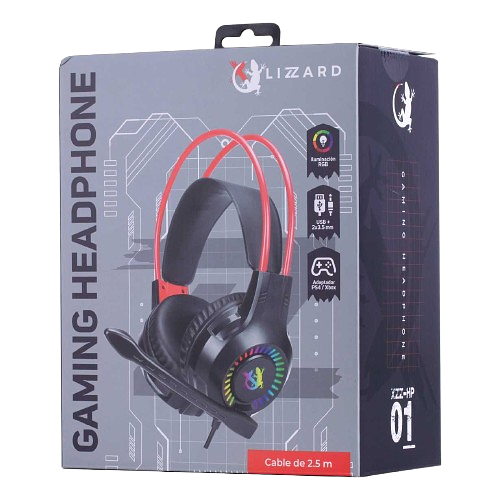 Sonido - X-Lizzard - Auriculares Gamer RGB