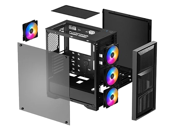 Gabinetes - DeepCool - Matrexx 50 Mesh 4FS